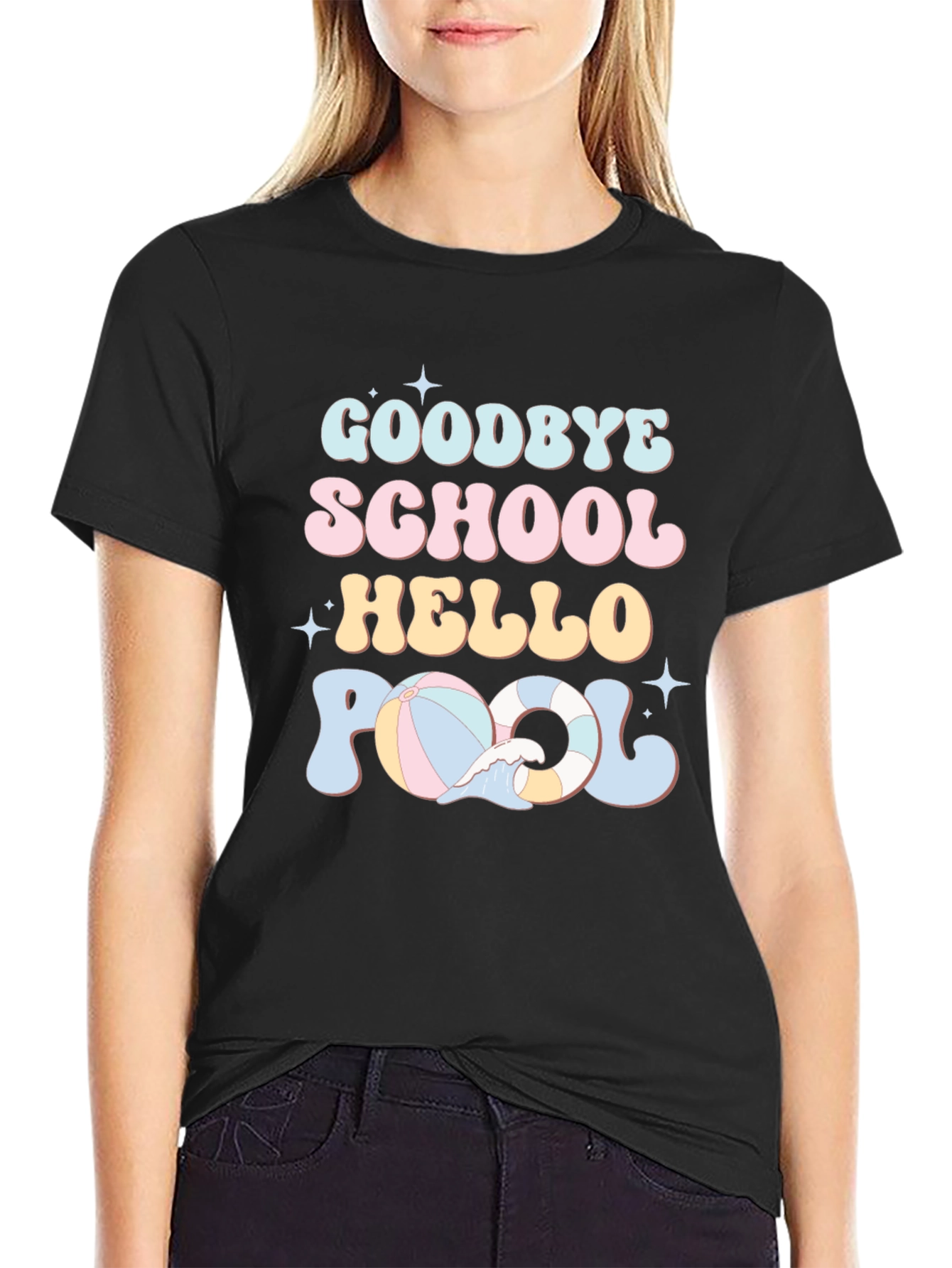 Goodbye School Hello Pool T-Shirt