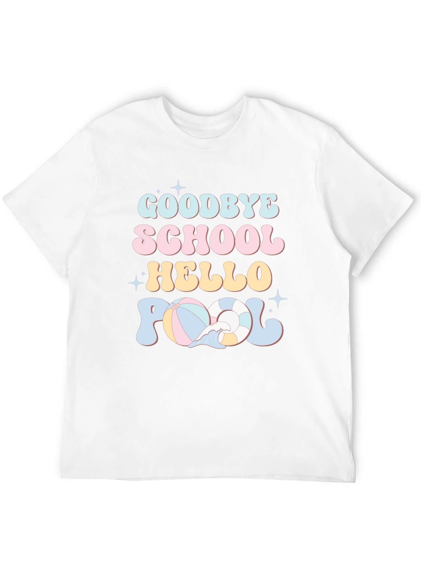 Goodbye School Hello Pool T-Shirt