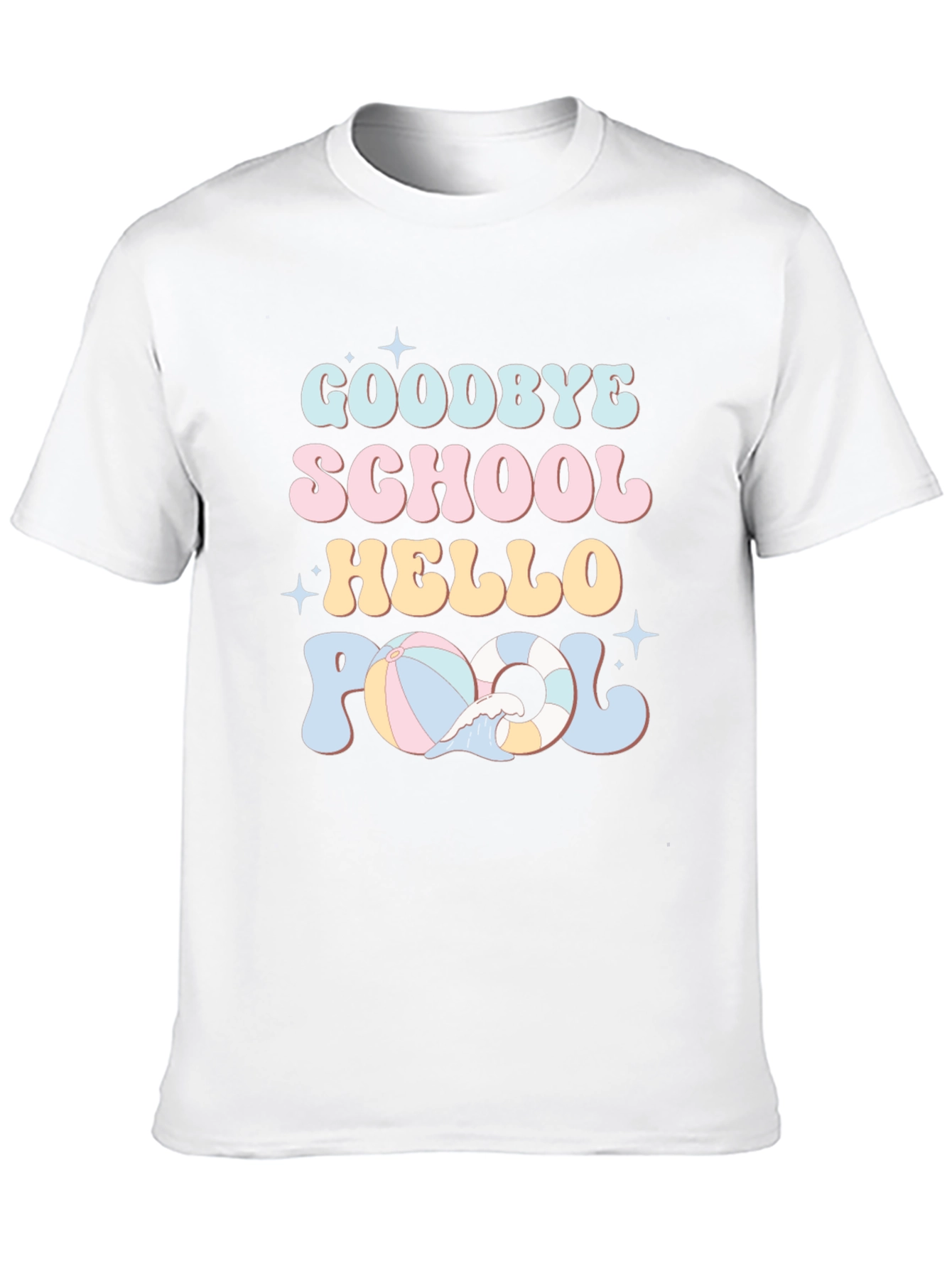 Goodbye School Hello Pool T-Shirt
