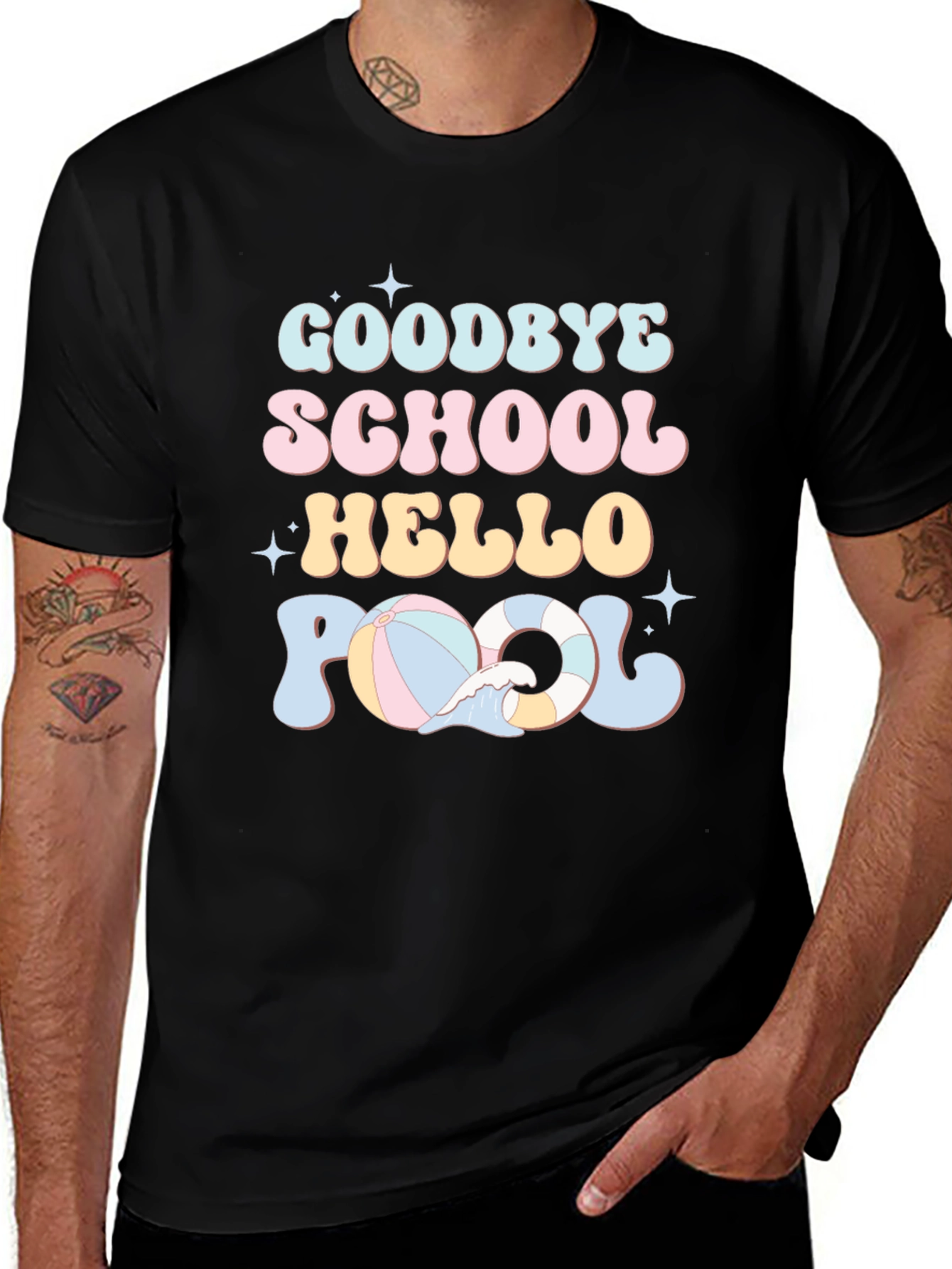 Goodbye School Hello Pool T-Shirt