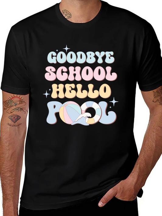 Goodbye School Hello Pool T-Shirt
