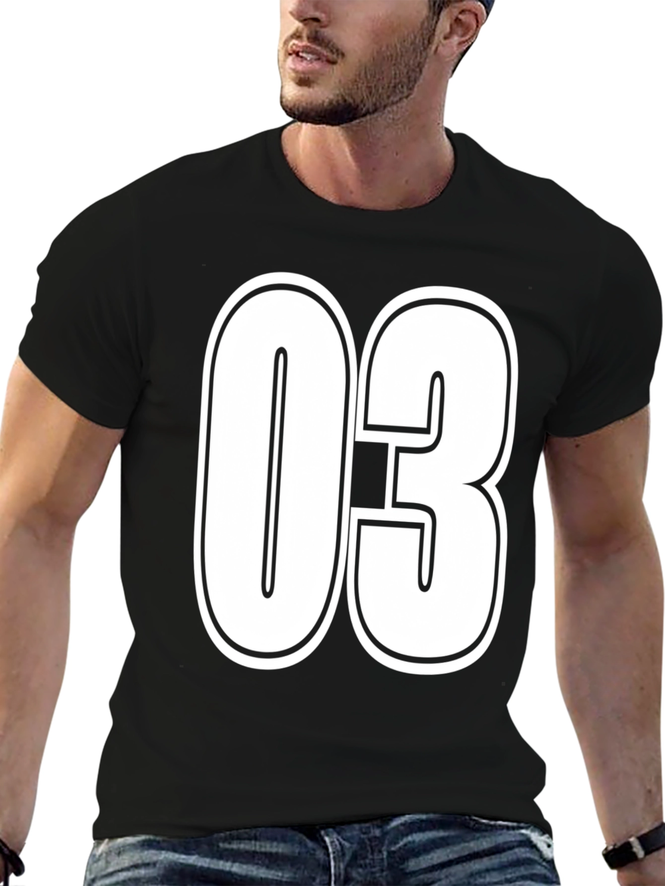 Number 03 Graphic T-Shirt - Bold & Stylish