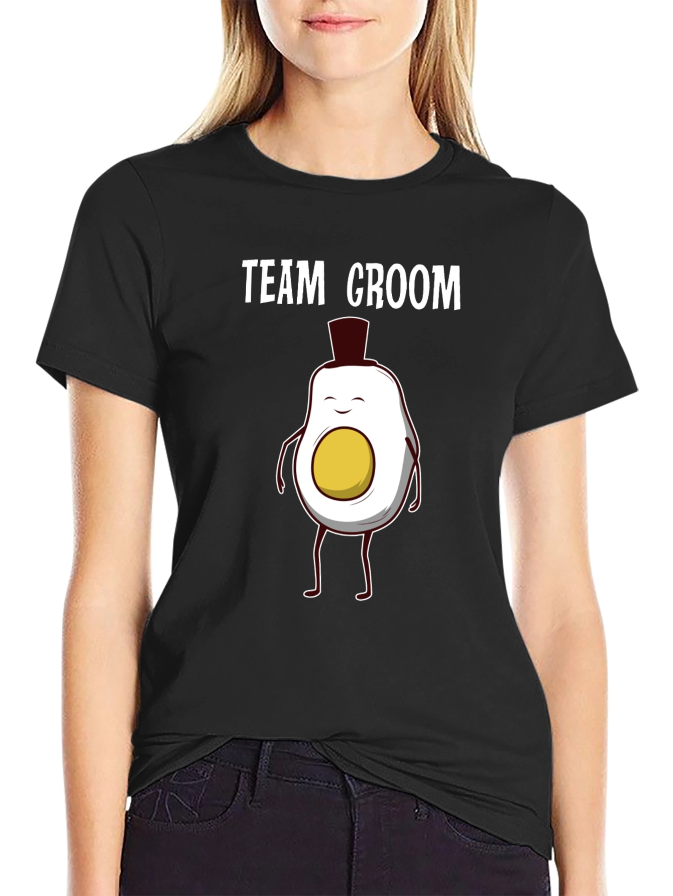 Team Groom Novelty Graphic T-Shirt