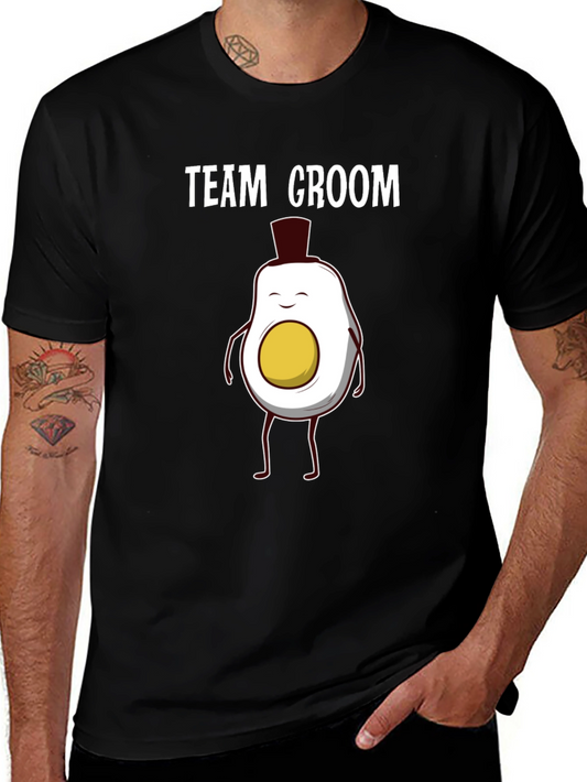 Team Groom Novelty Graphic T-Shirt