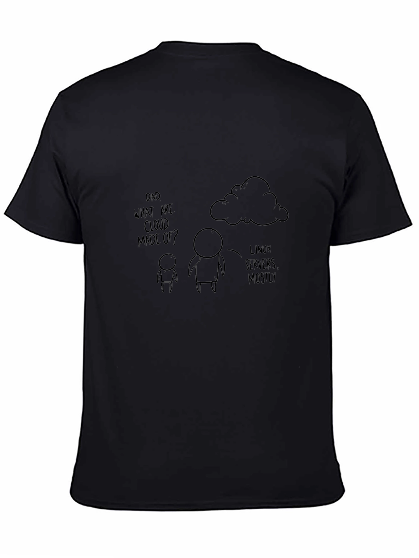 Cloud Linux Servers Dad Joke T-Shirt