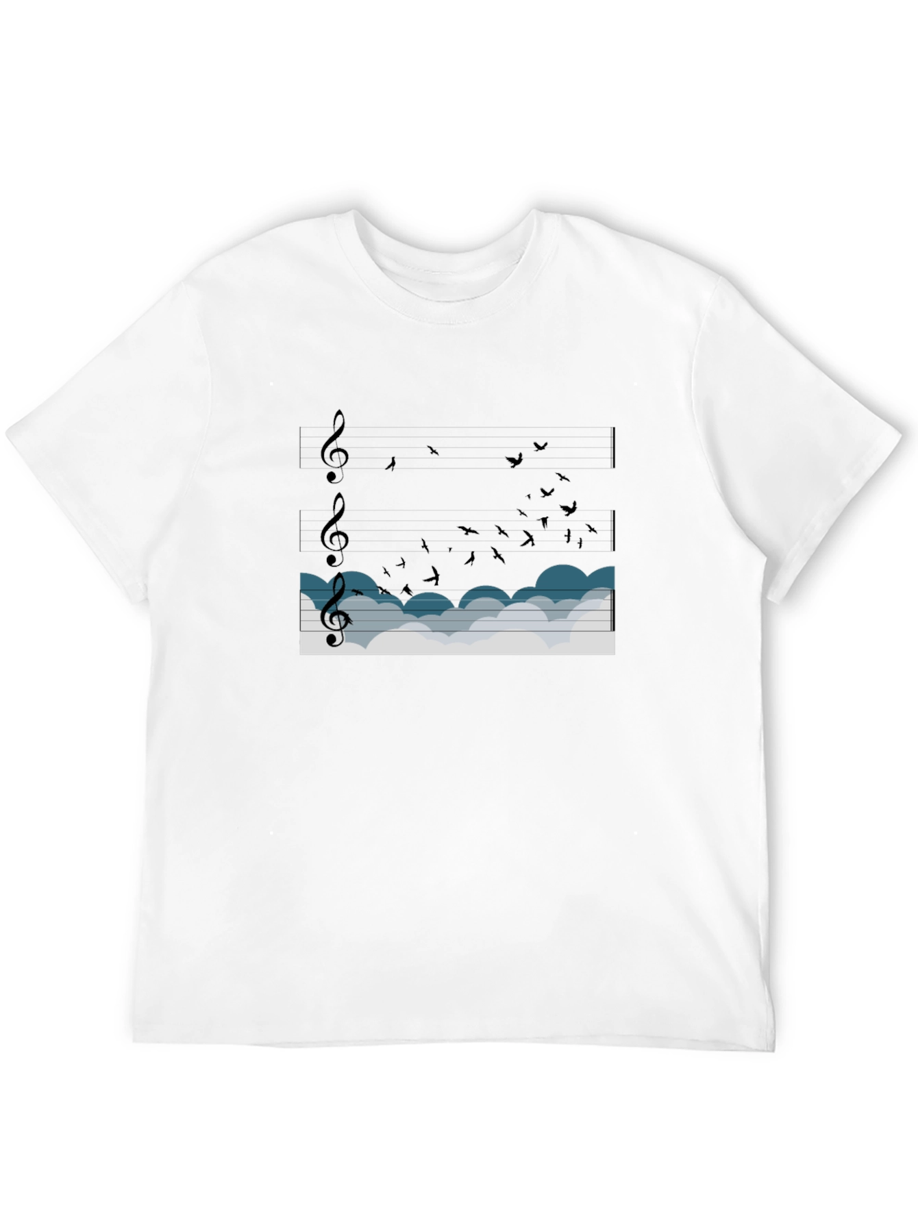 Musical Flight Black T-Shirt