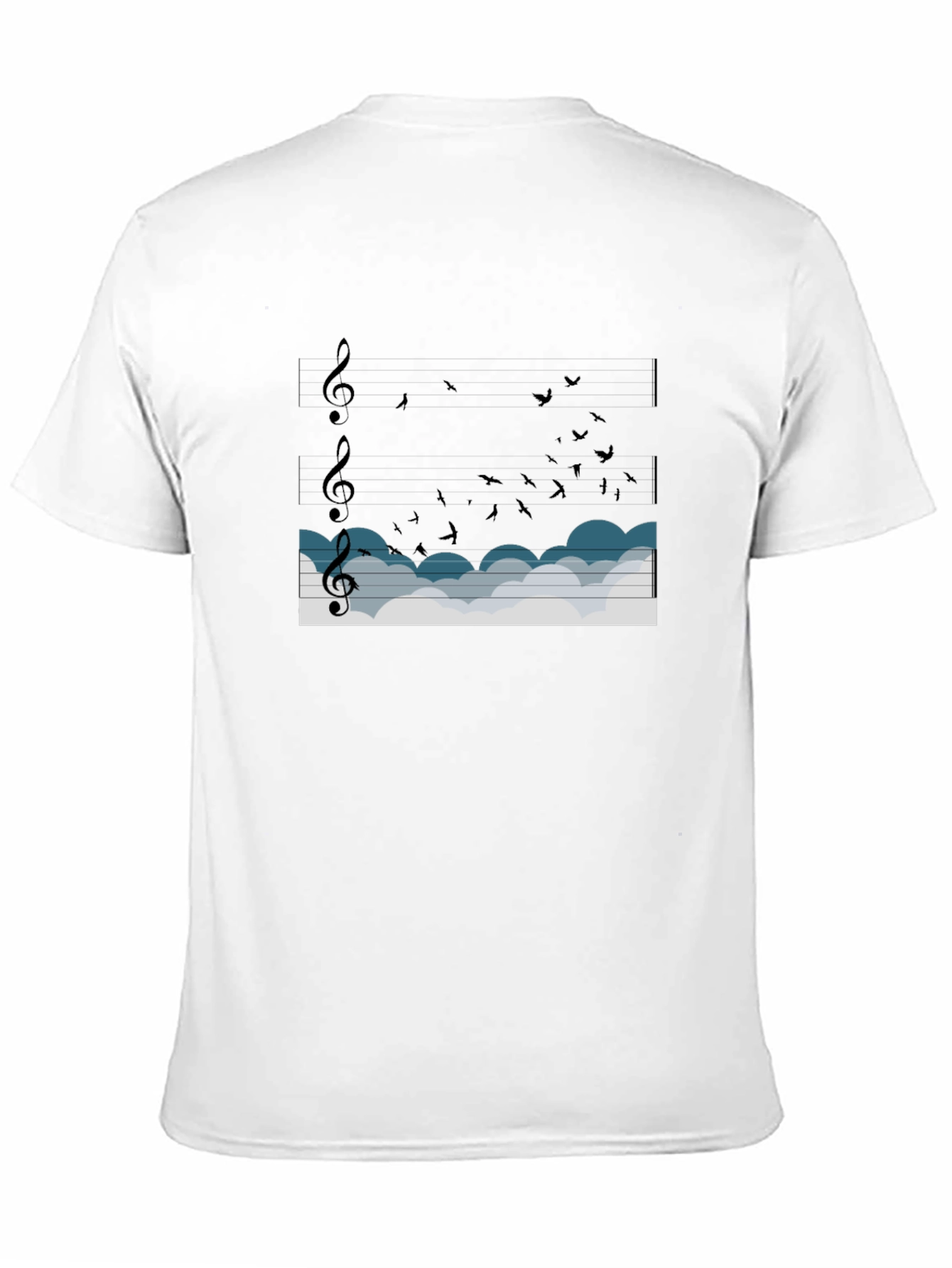 Musical Flight Black T-Shirt