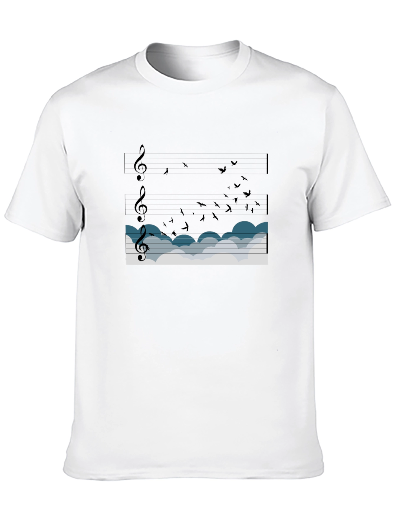 Musical Flight Black T-Shirt