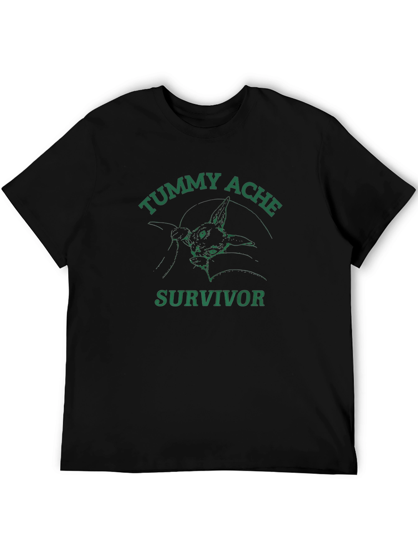 Tummy Ache Survivor Tee - Funny Graphic T-Shirt