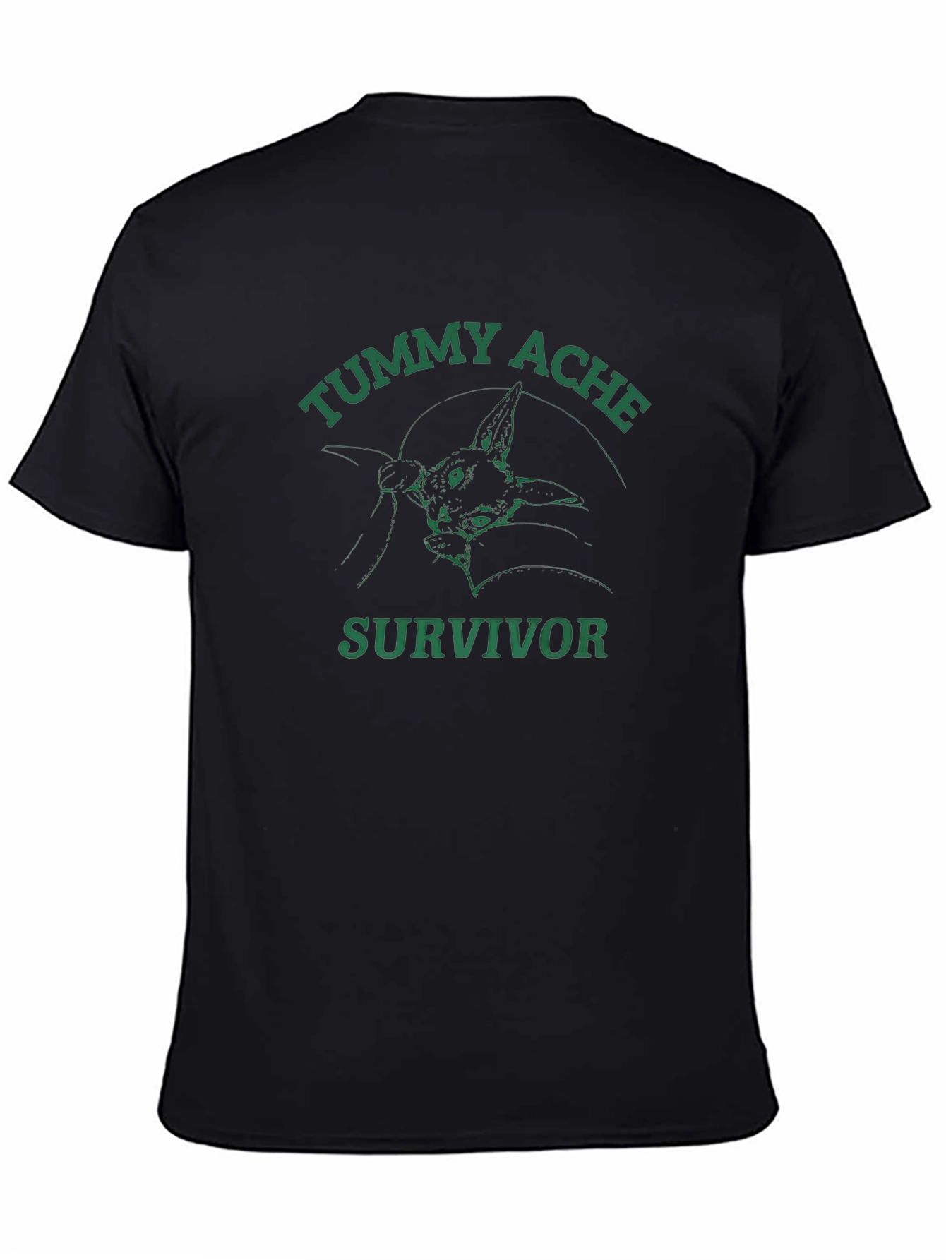 Tummy Ache Survivor Tee - Funny Graphic T-Shirt