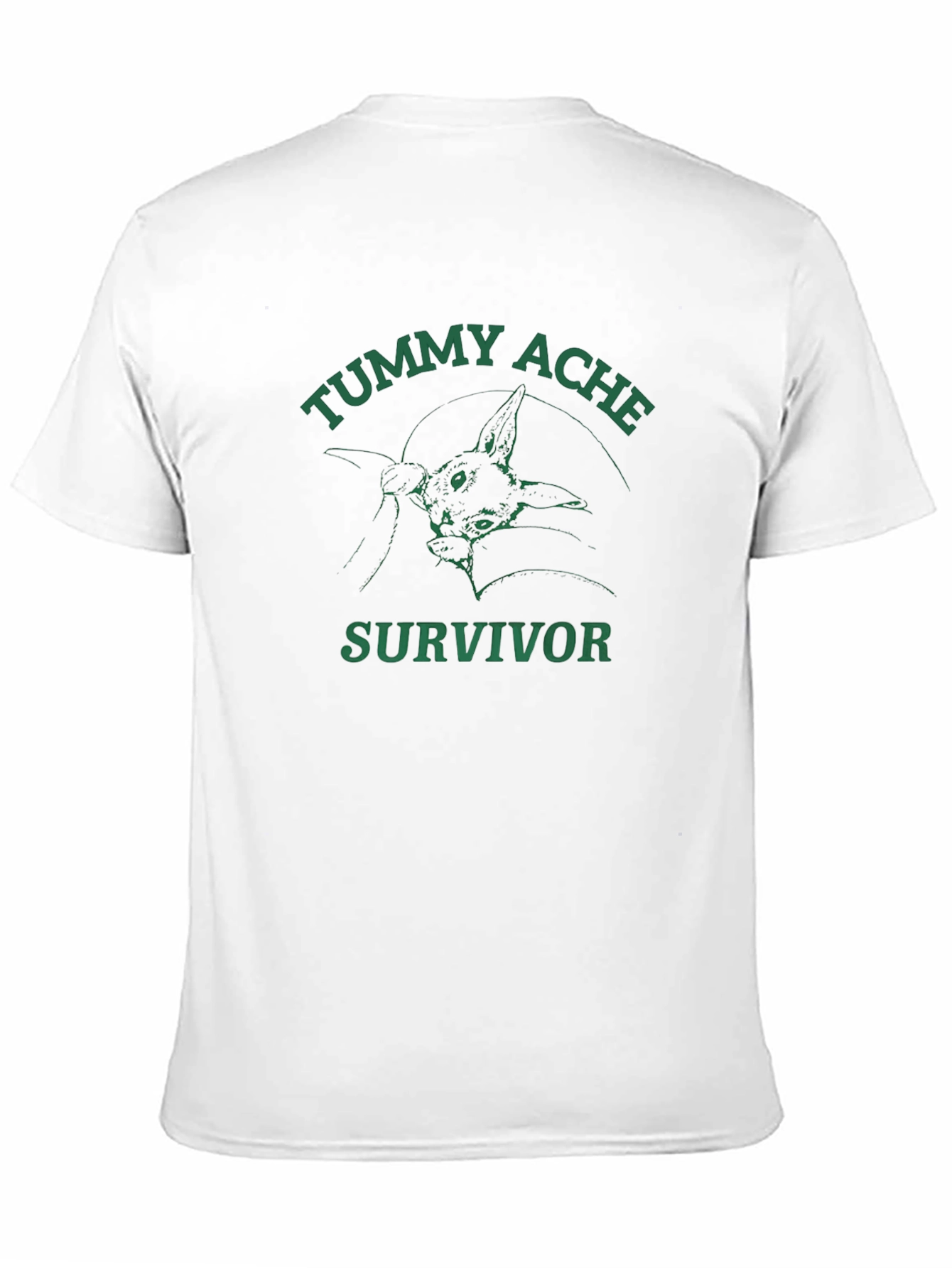 Tummy Ache Survivor Tee - Funny Graphic T-Shirt