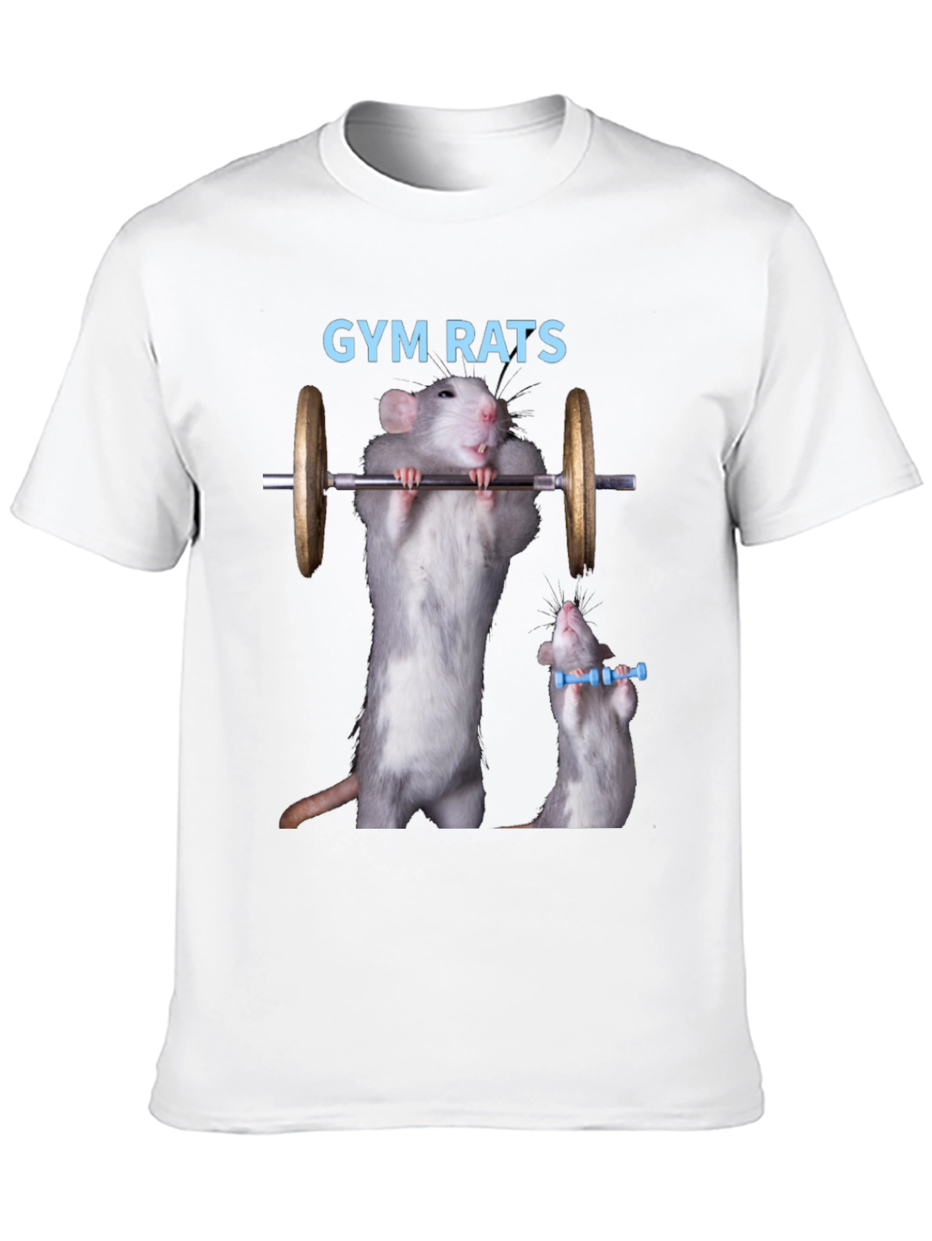 Gym Rats Graphic Tee - Funny Workout Shirt