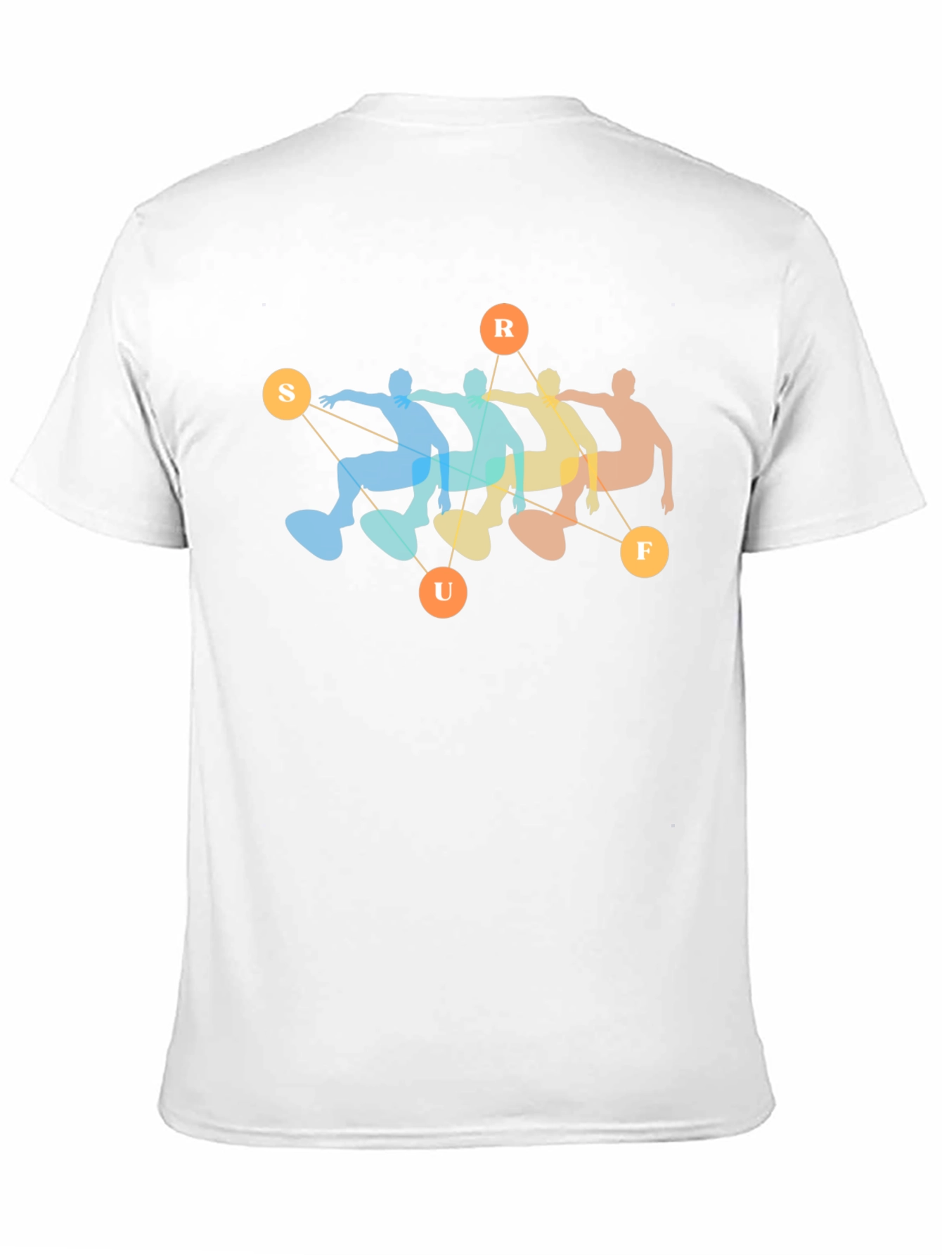 Retro Surf T-Shirt - Black Cotton Blend