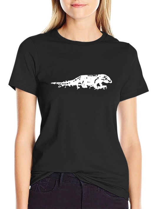 Cool Lizard Graphic Black T-Shirt