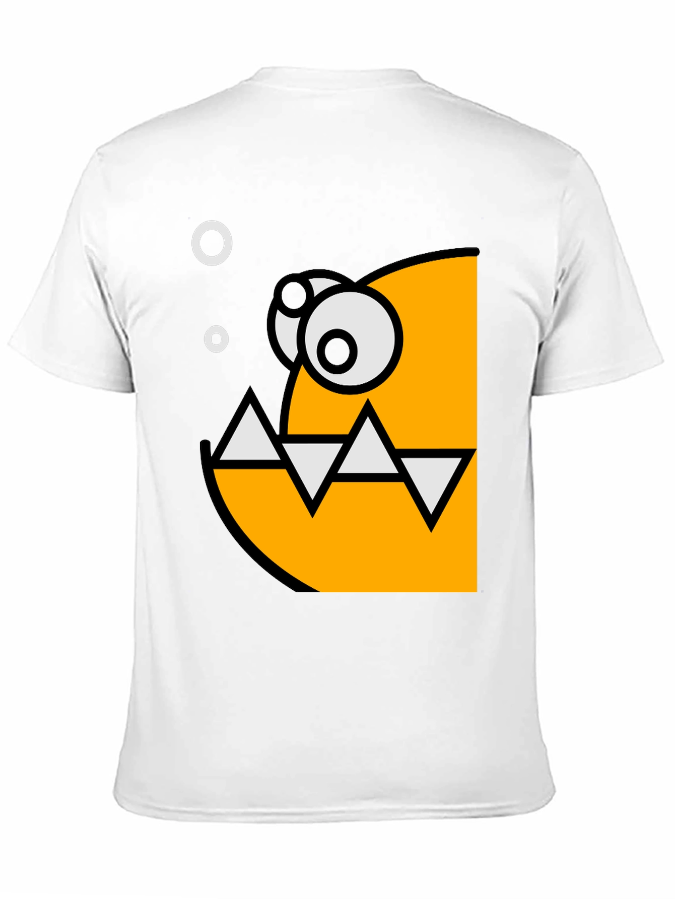 Cartoon Fish Graphic Black T-Shirt