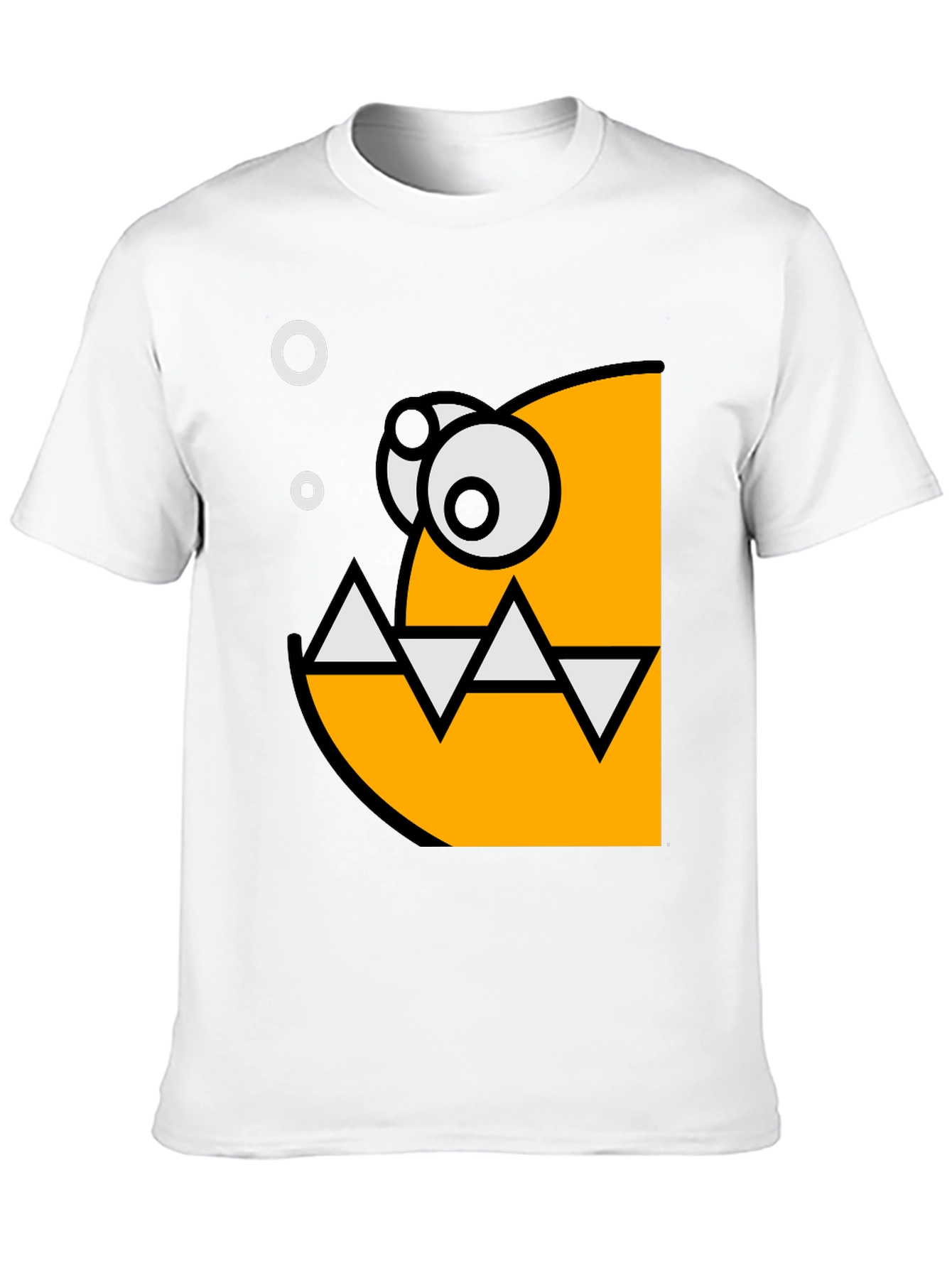Cartoon Fish Graphic Black T-Shirt