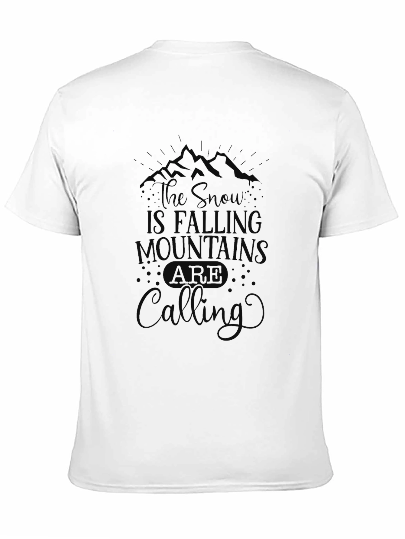 Mountain Calling Black T-Shirt