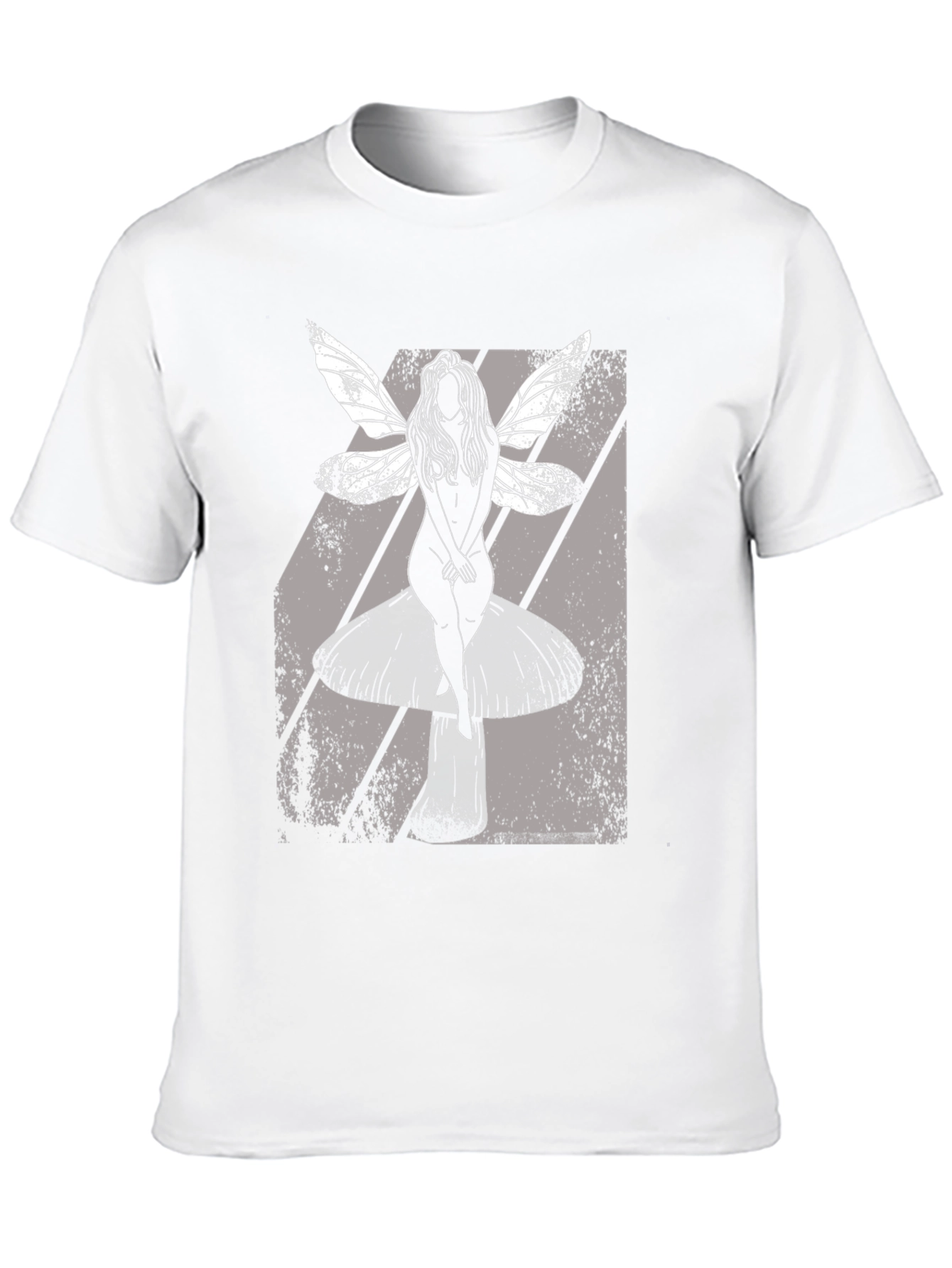 Fairy on Mushroom T-Shirt - Unique Graphic Tee