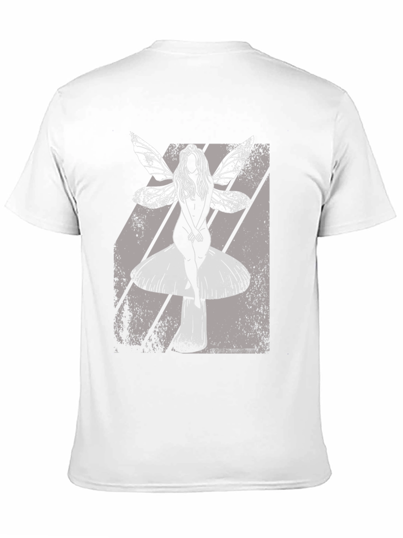 Fairy on Mushroom T-Shirt - Unique Graphic Tee