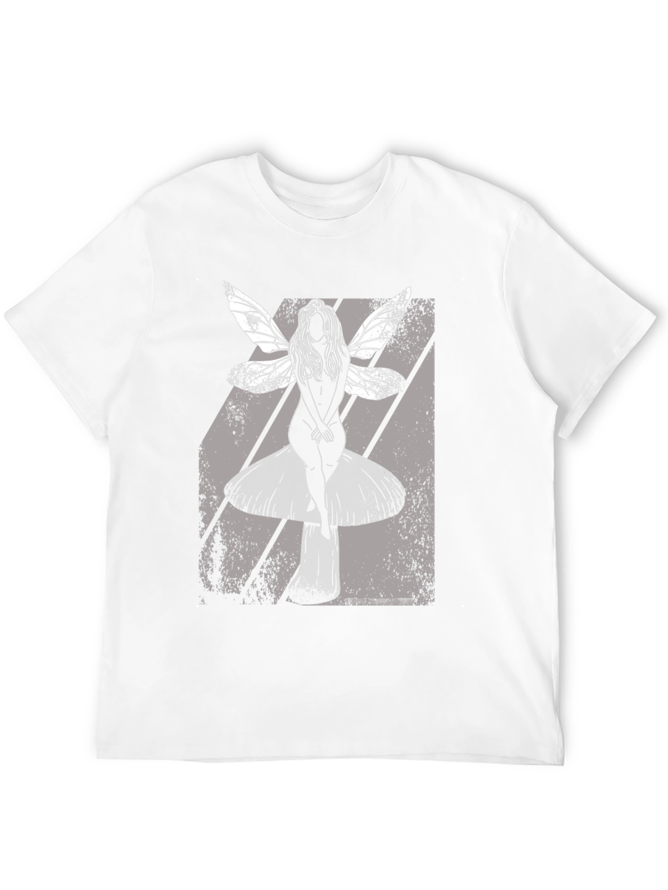 Fairy on Mushroom T-Shirt - Unique Graphic Tee