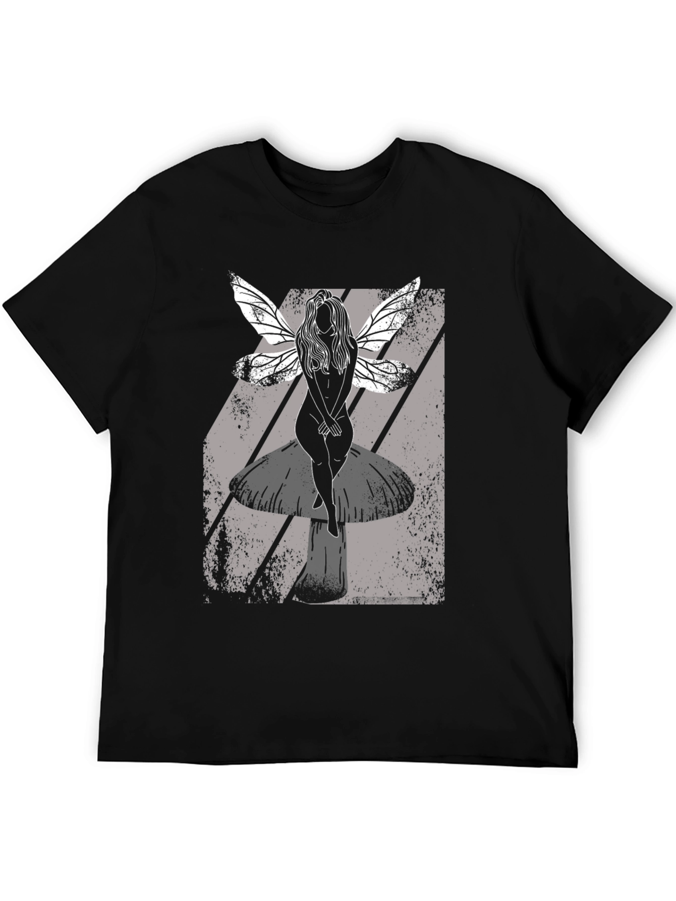 Fairy on Mushroom T-Shirt - Unique Graphic Tee