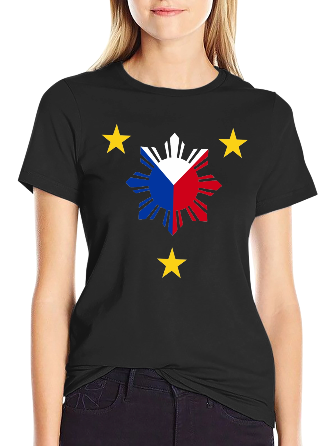 Philippines Flag Graphic T-Shirt - Patriotic Design