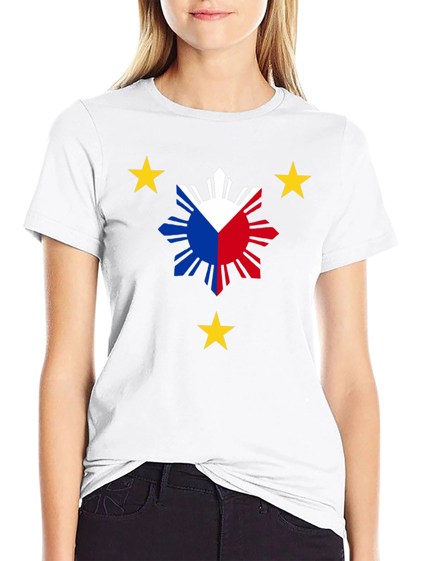Philippines Flag Graphic T-Shirt - Patriotic Design