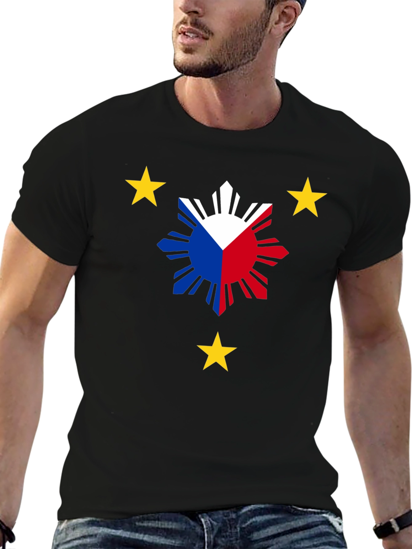 Philippines Flag Graphic T-Shirt - Patriotic Design