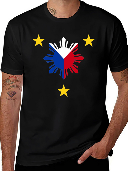 Philippines Flag Graphic T-Shirt - Patriotic Design