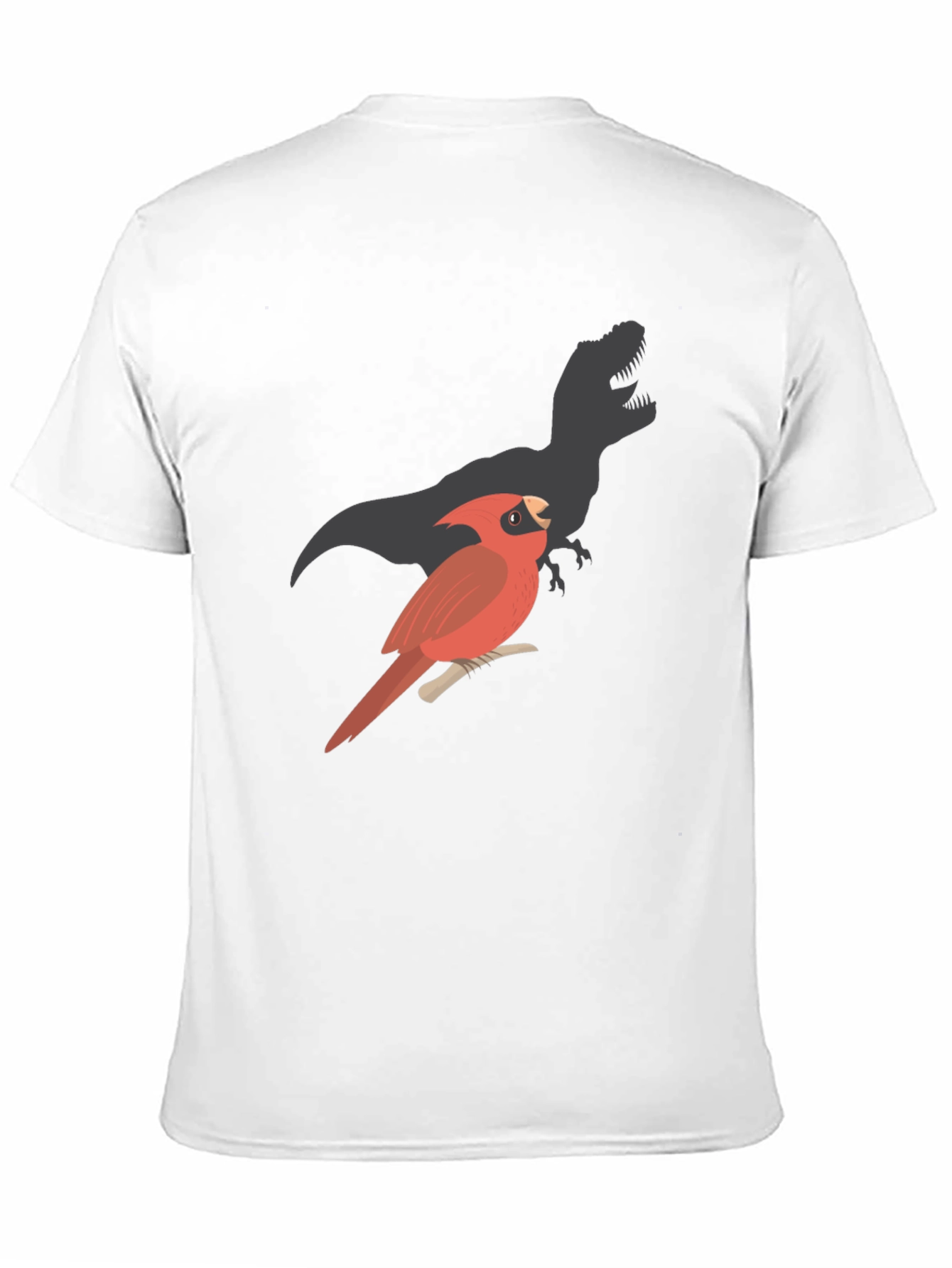 Cardinal Dinosaur Shadow Black T-Shirt