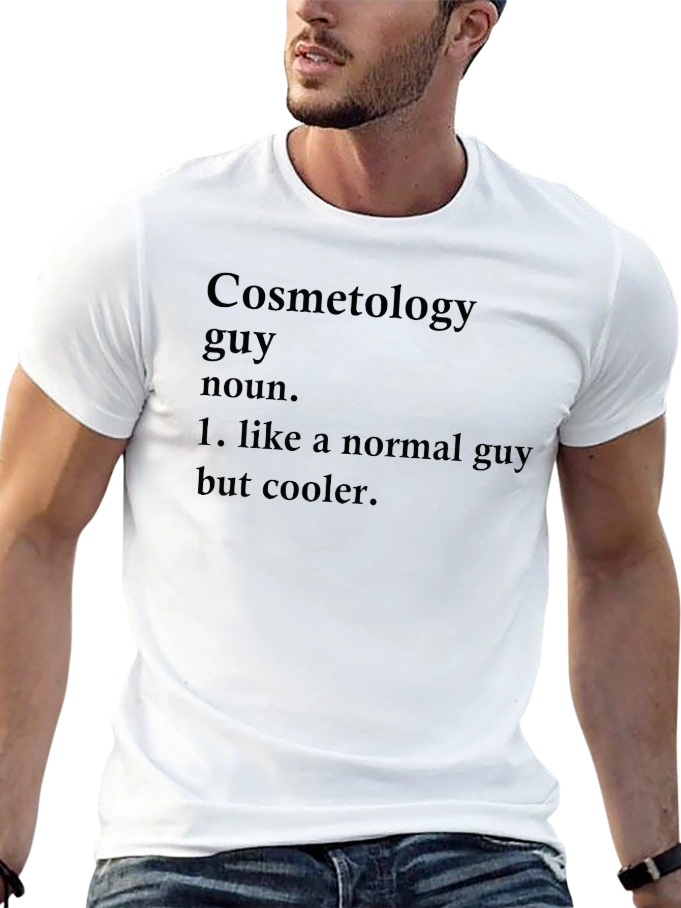 Cosmetology Guy Definition Black T-Shirt