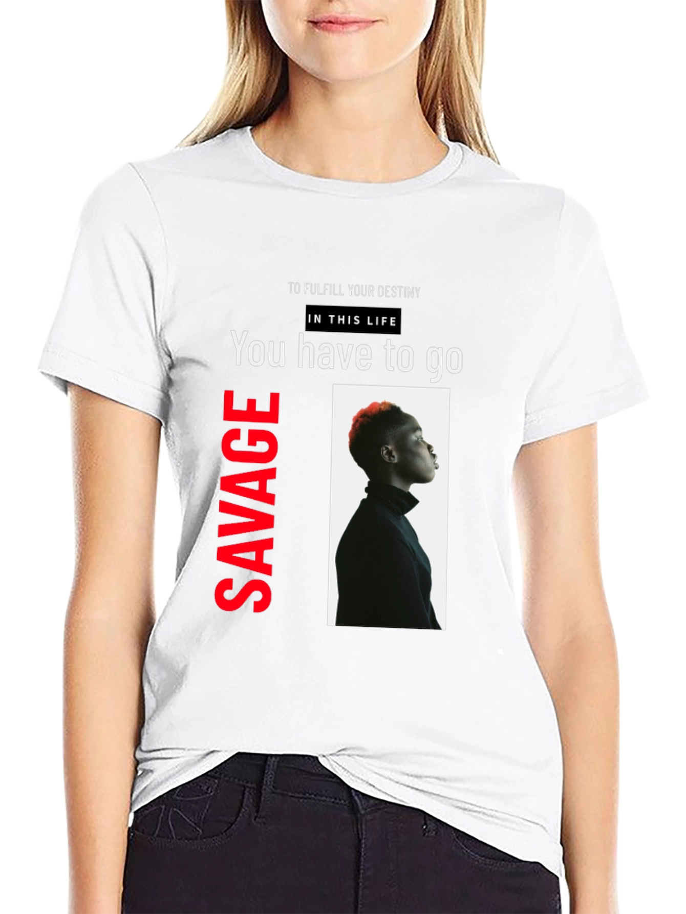 Savage Destiny Tee - Bold Graphic T-Shirt