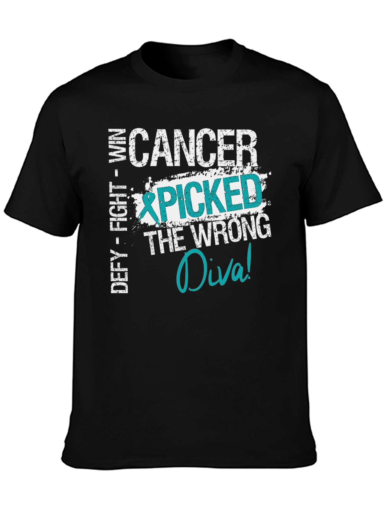 Cancer Picked the Wrong Diva T-Shirt