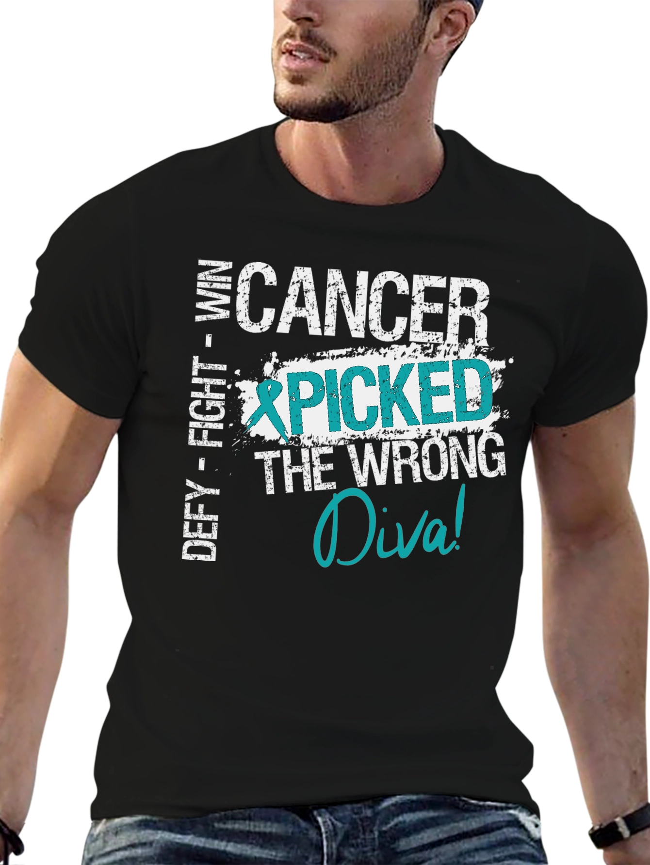 Cancer Picked the Wrong Diva T-Shirt