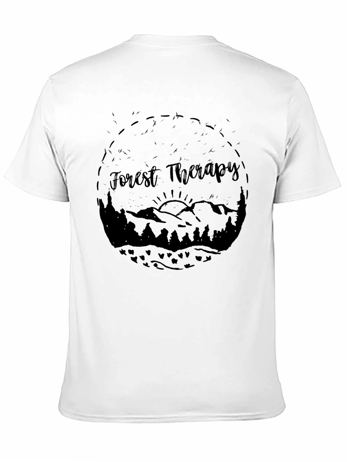 Forest Therapy Black Graphic Tee