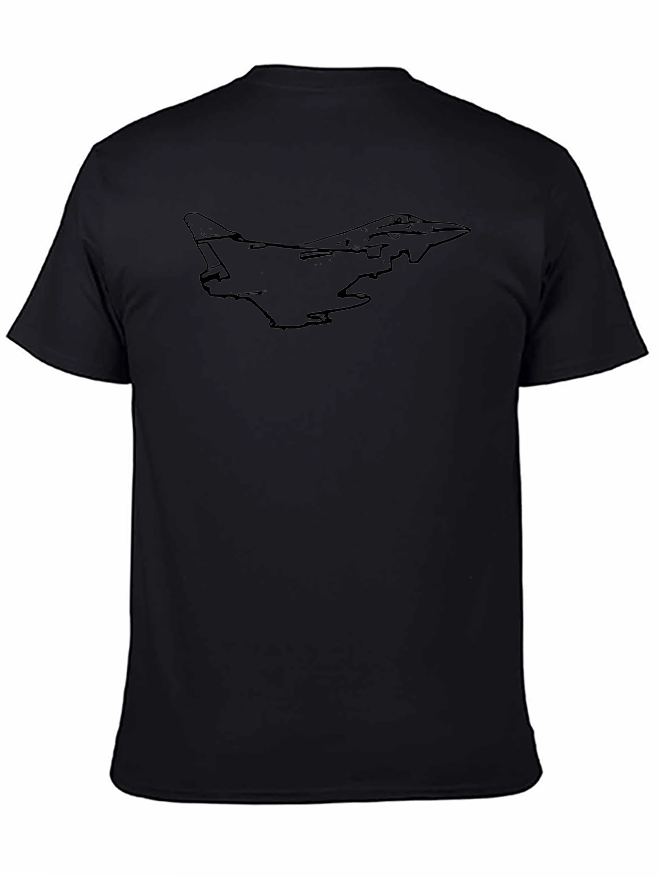 Stealth Jet T-Shirt - Cool Aviation Design