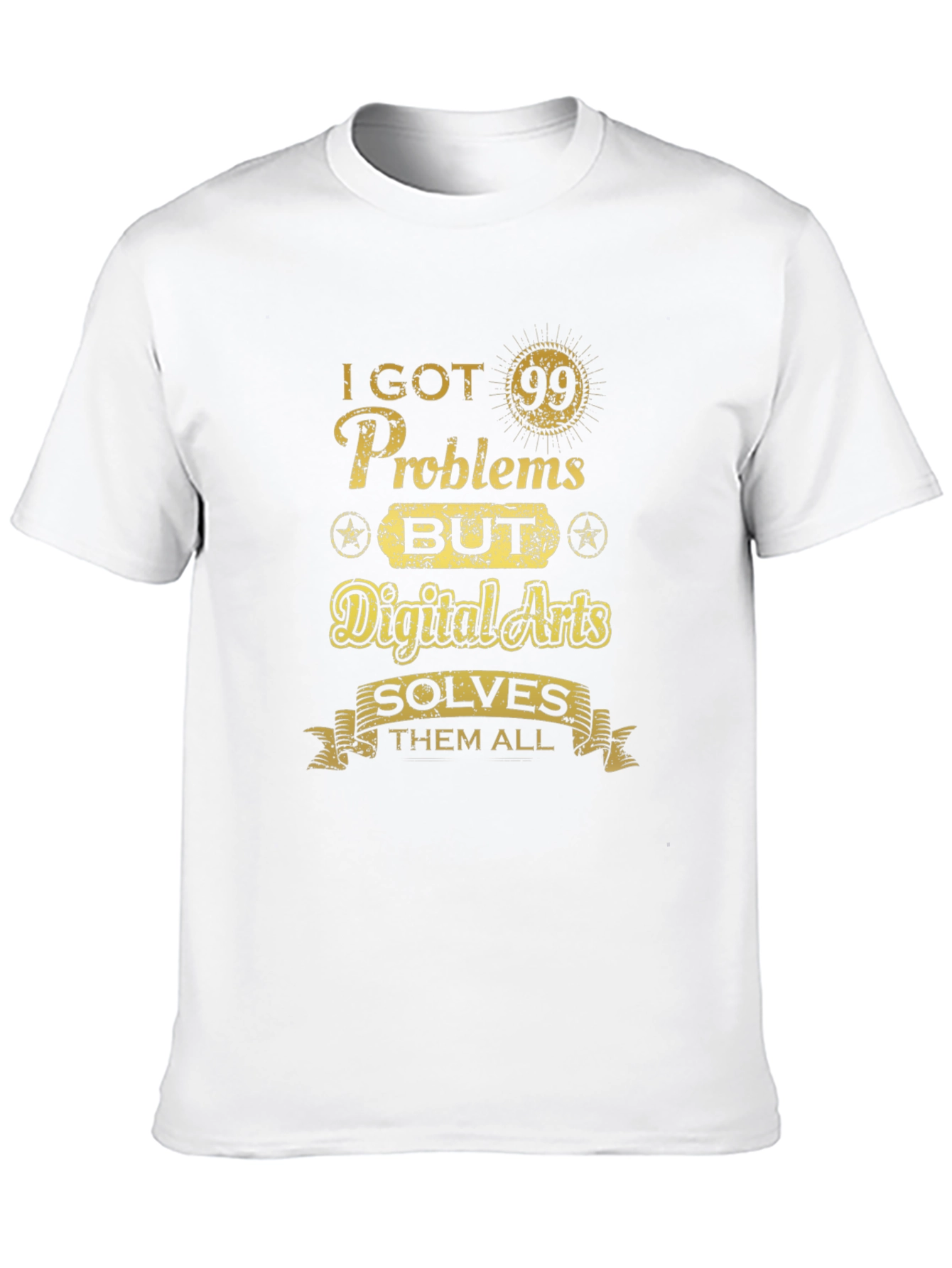 Digital Arts Solves Problems T-Shirt