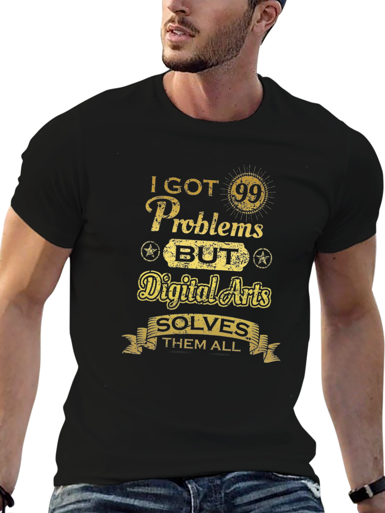 Digital Arts Solves Problems T-Shirt