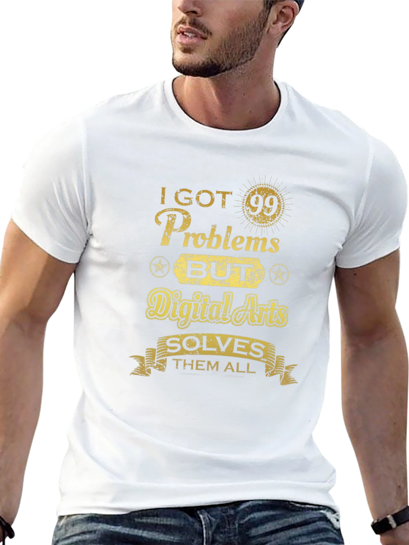 Digital Arts Solves Problems T-Shirt