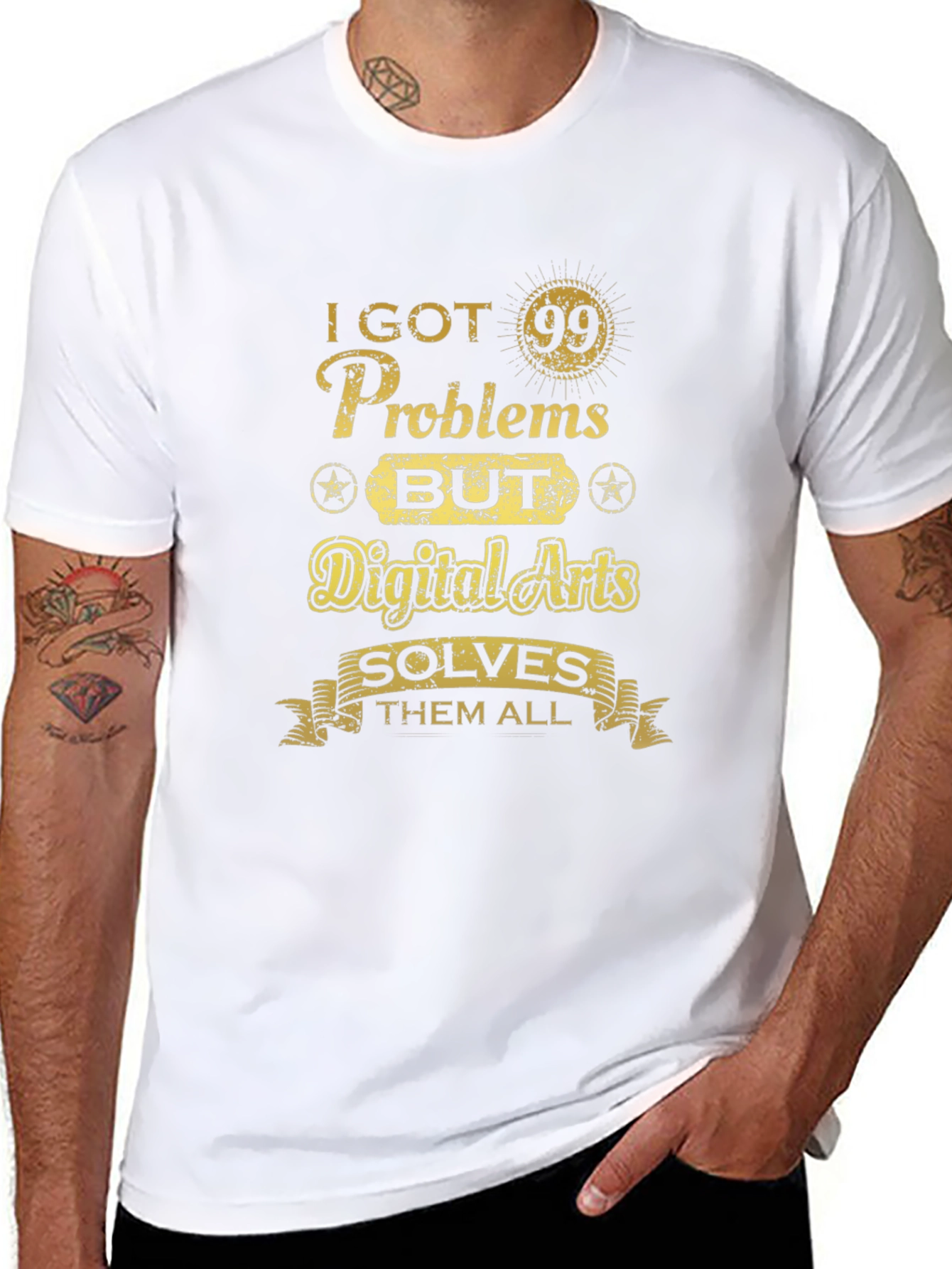Digital Arts Solves Problems T-Shirt