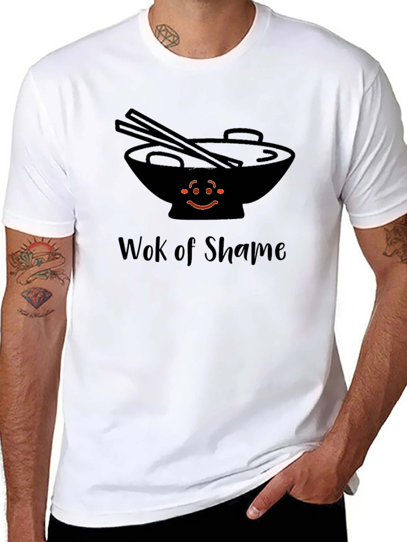 Wok of Shame Funny Graphic Tee