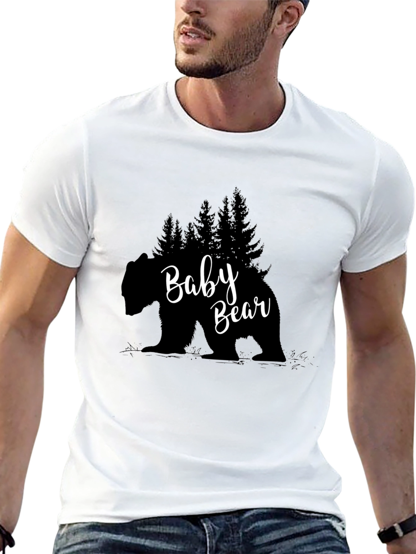 Baby Bear Graphic T-Shirt - Nature Inspired Tee