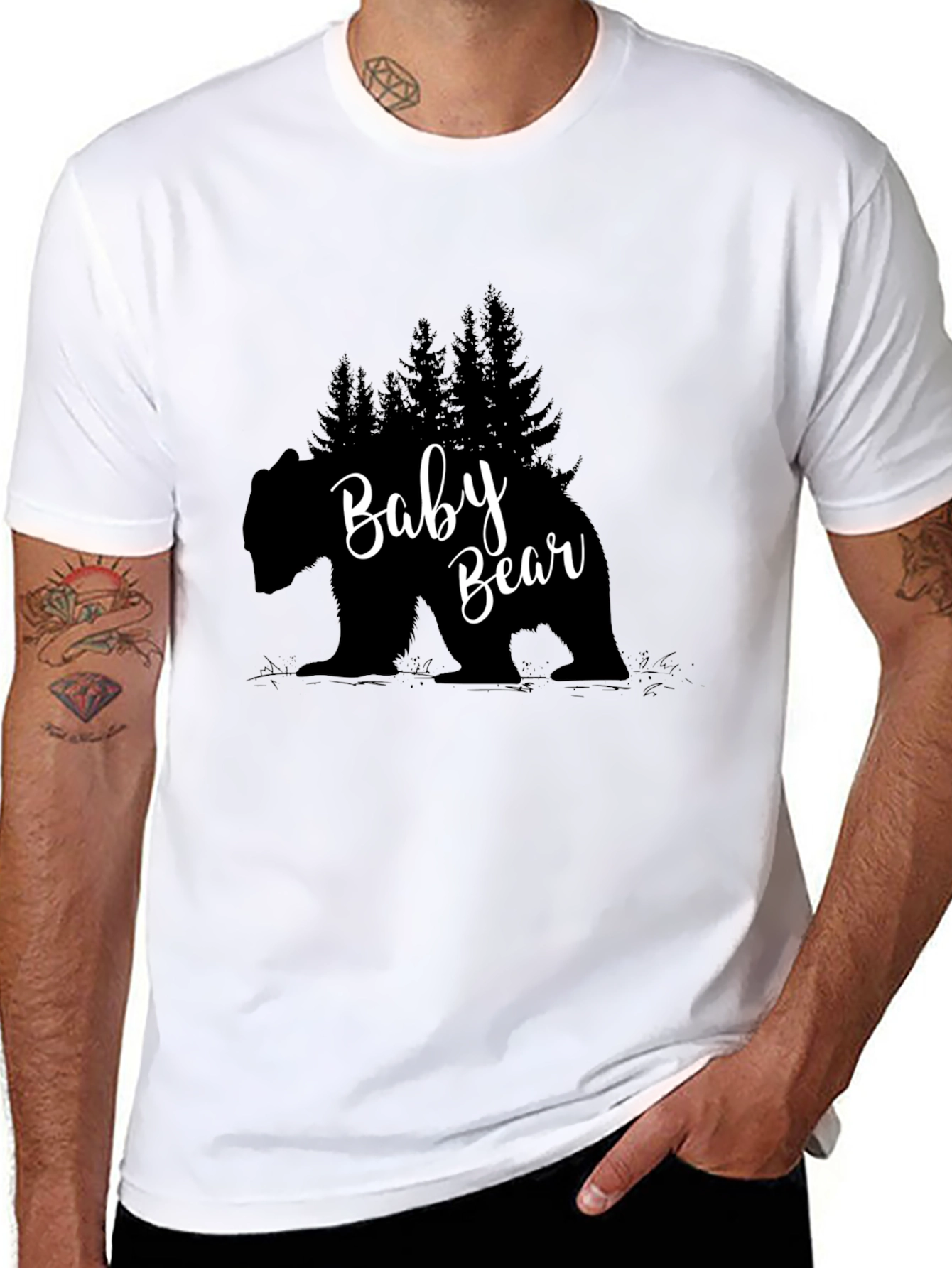 Baby Bear Graphic T-Shirt - Nature Inspired Tee