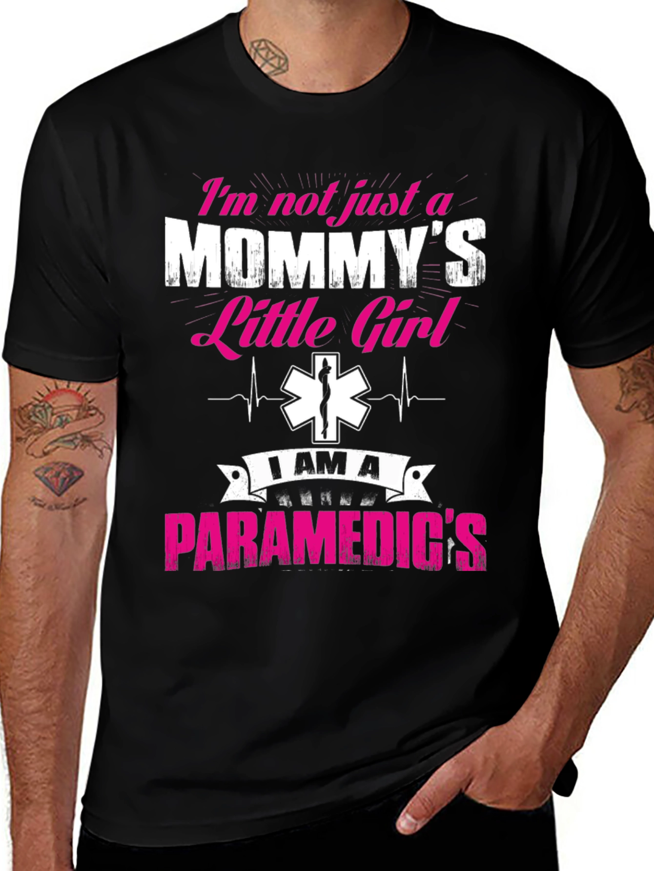 Im Not Just A Mommys Little Girl Paramedic T-Shirt