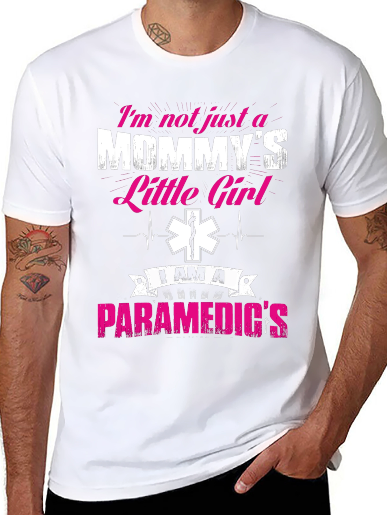 Im Not Just A Mommys Little Girl Paramedic T-Shirt