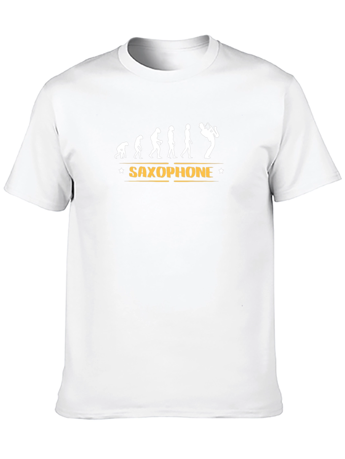 Saxophone Evolution T-Shirt - Black