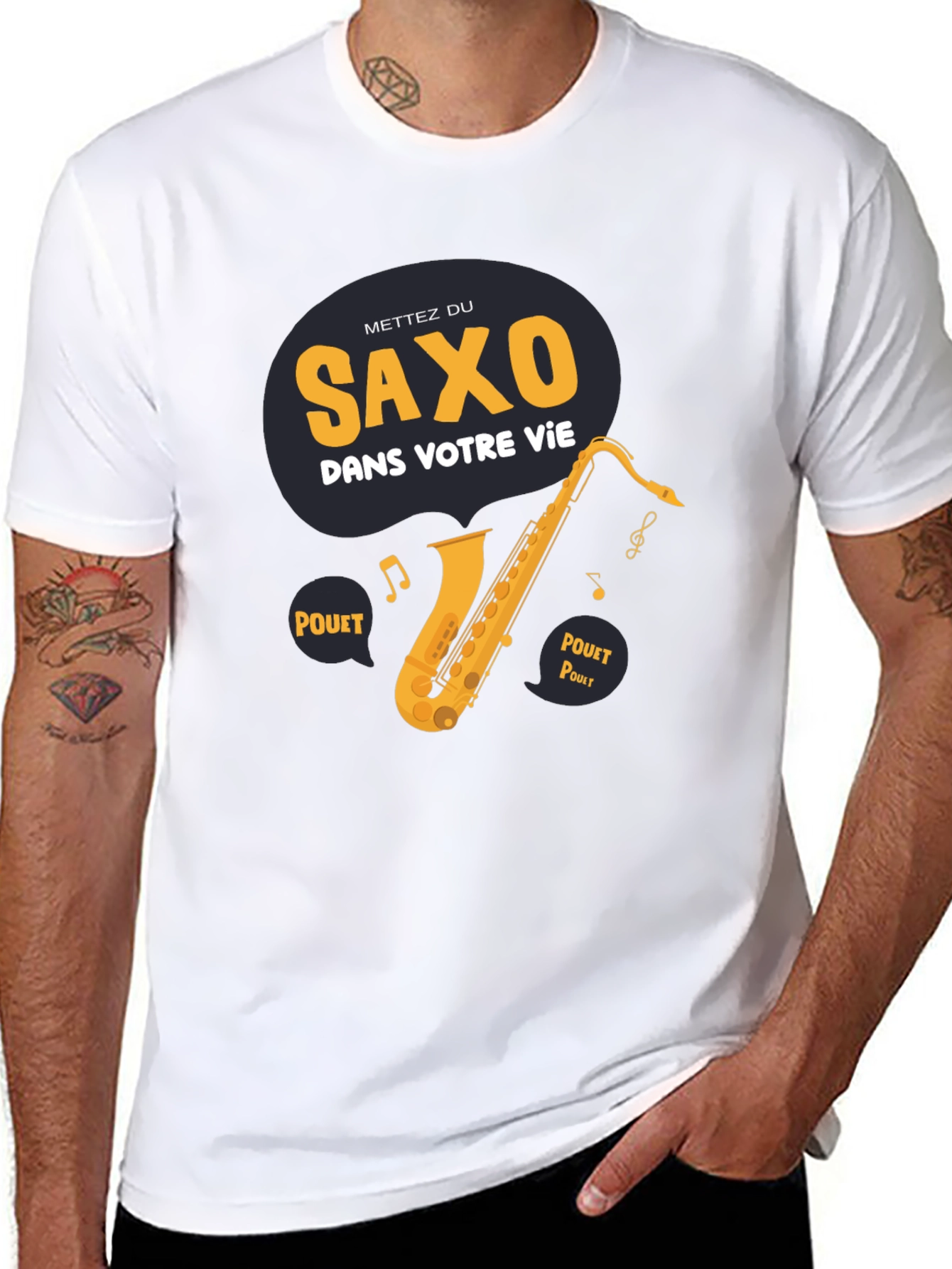 Saxophone T-Shirt - Add Saxo to Your Life!