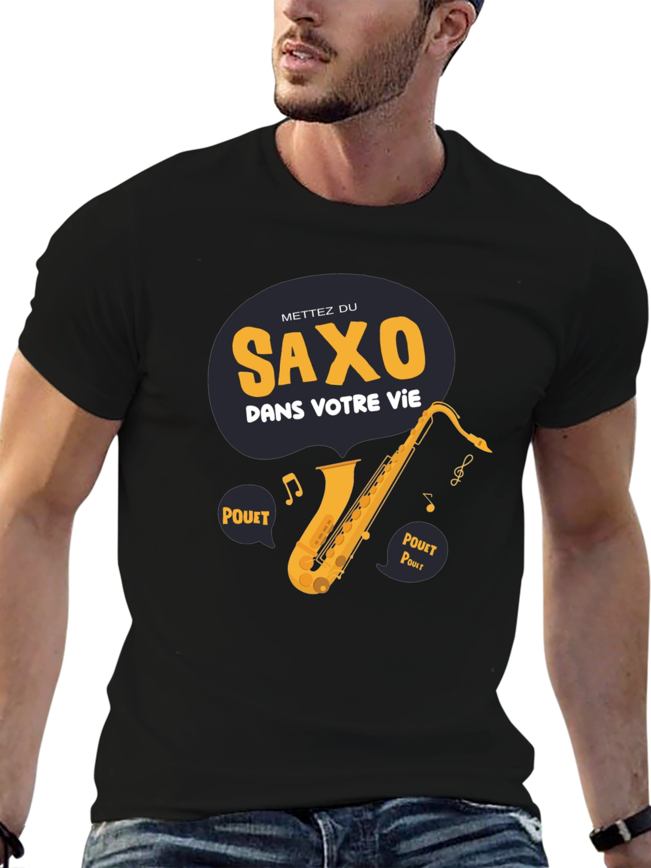 Saxophone T-Shirt - Add Saxo to Your Life!