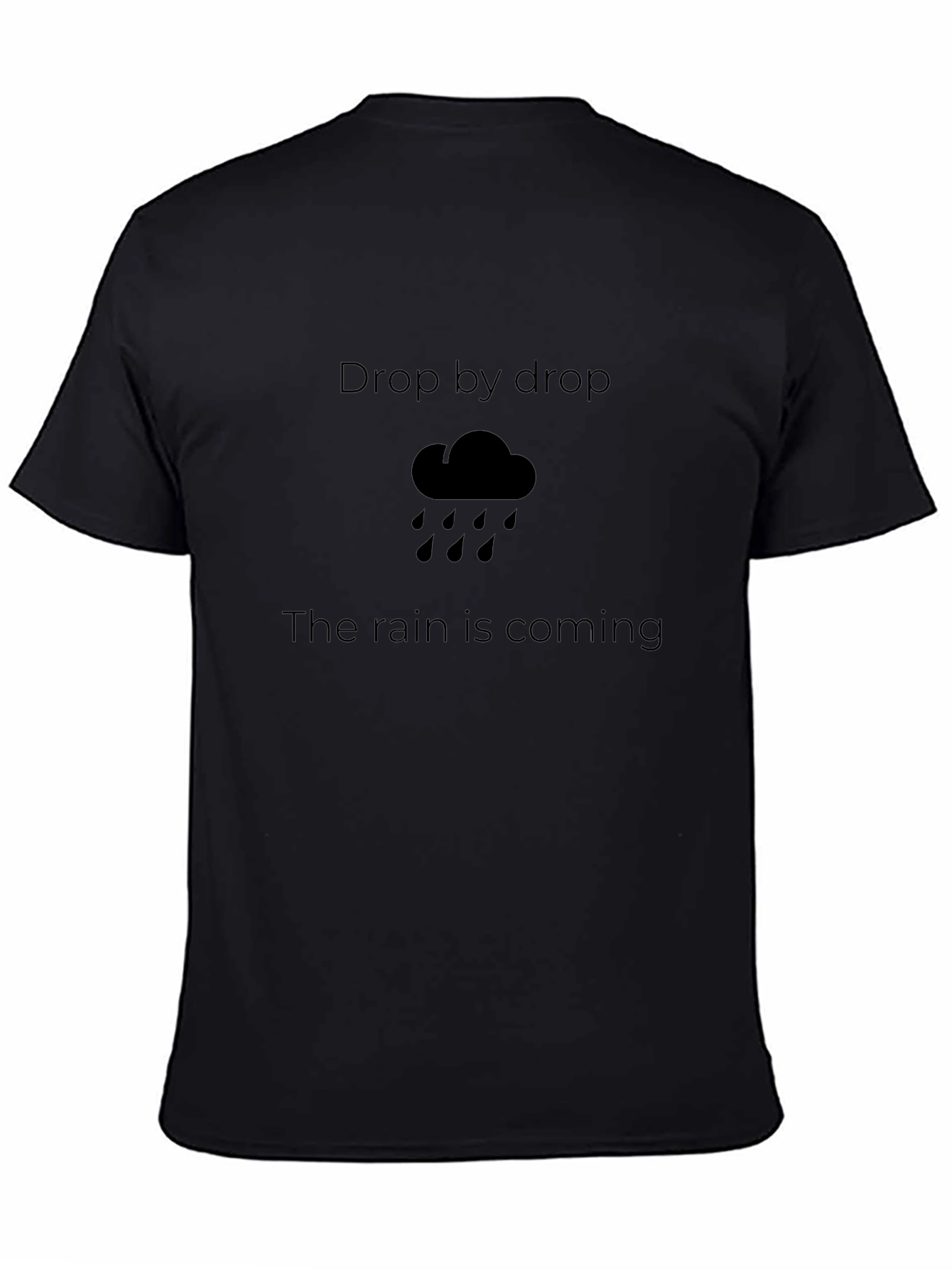 Rain Cloud Graphic T-Shirt - Drop by Drop