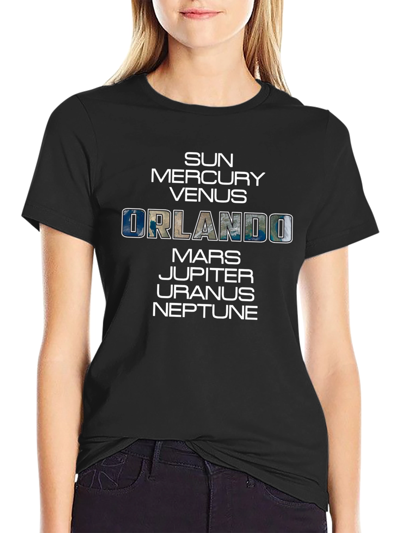 Orlando Planets T-Shirt - Sun Mercury Venus Mars